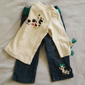 Gymboree Baby Girl Set 6-12 months